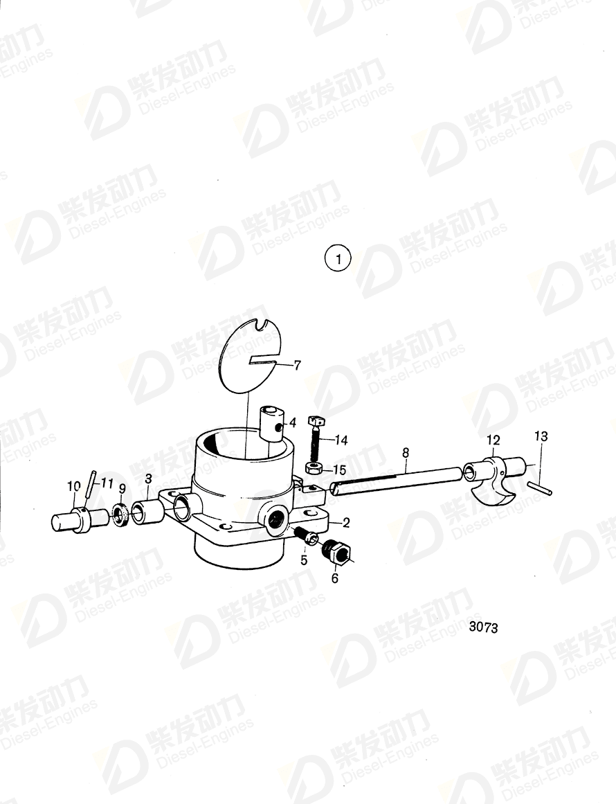 volvo penta Fitting 417216 Drawing volvo penta Fitting 417216 Drawing